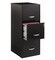 Black 3-Drawer Steel Filing Cabinet with Vertical Design and Locking Drawers for Office